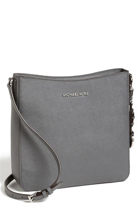 michael kors black and gray bag|Michael Kors grey crossbody bag.